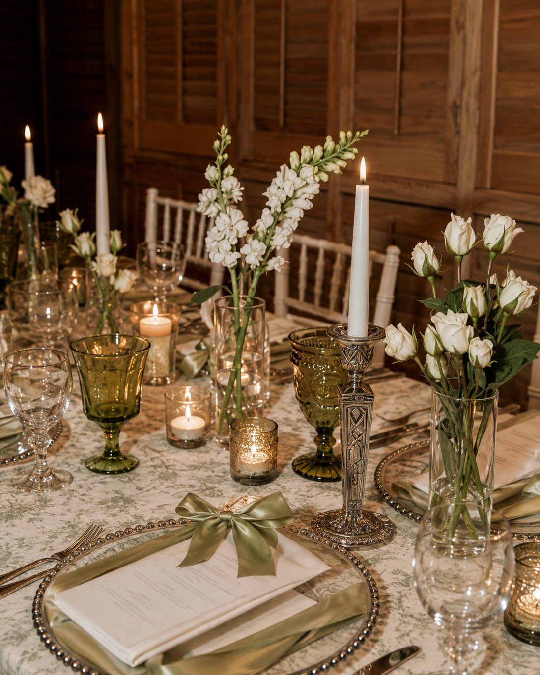 Wedding reception table